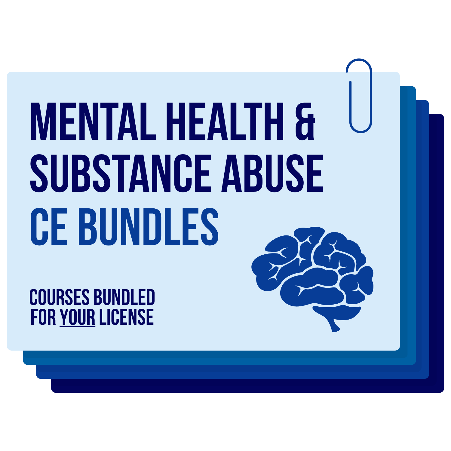 Mental Health & Substance Abuse CE Bundles Icon